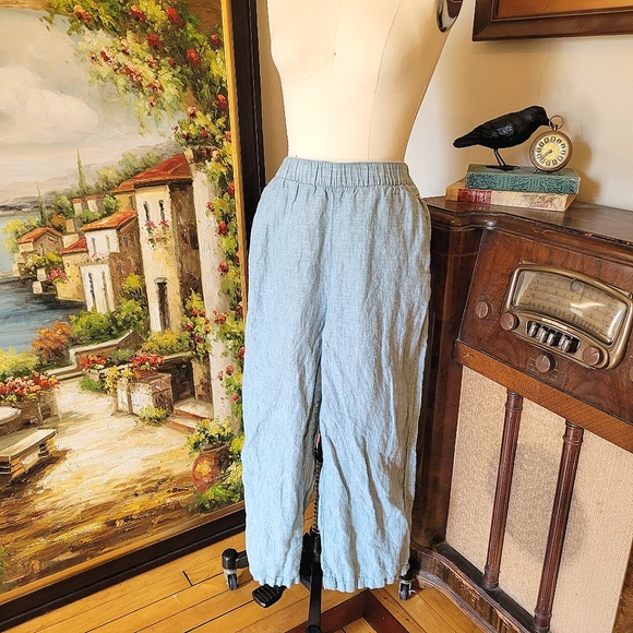 Cynthia Rowley gauzy Linen pants size Medium - Picture 1 of 6